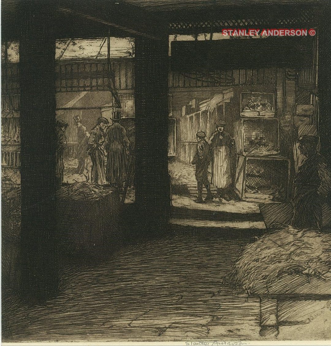 15 An Old Market Passage, Eastcheap 1909