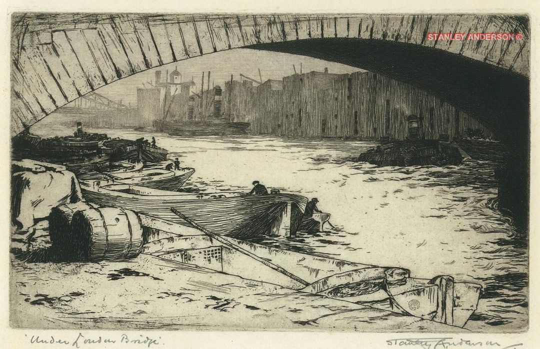 19 Under London Bridge 1909
