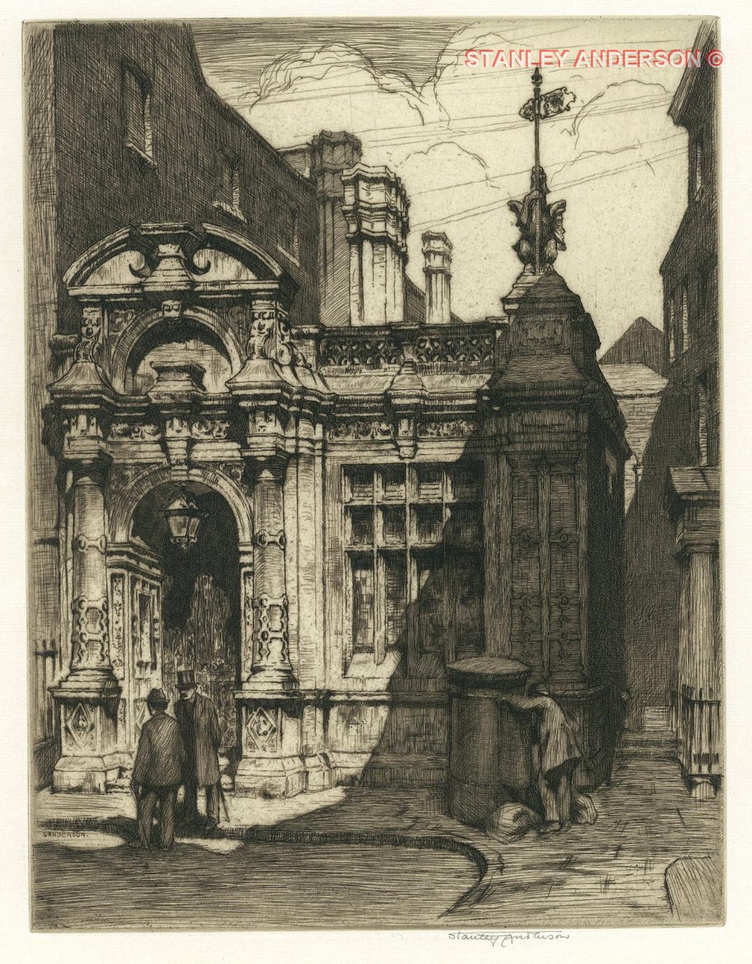 38 Leathersellers’ Company, London (The Entrance) 1911