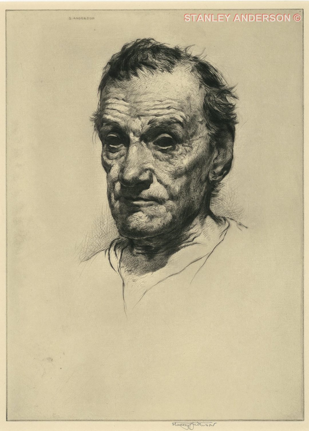 50 Head Study No. 4 (An Old Man) 1912