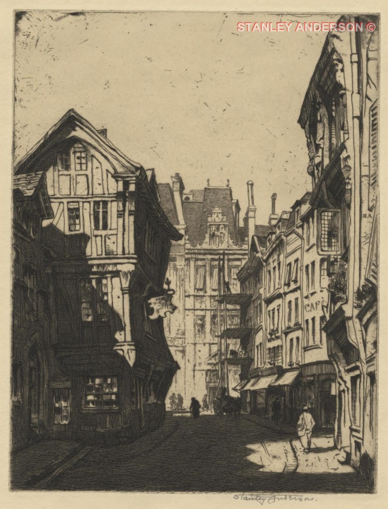 55 Rue St. Romain, Rouen 1912