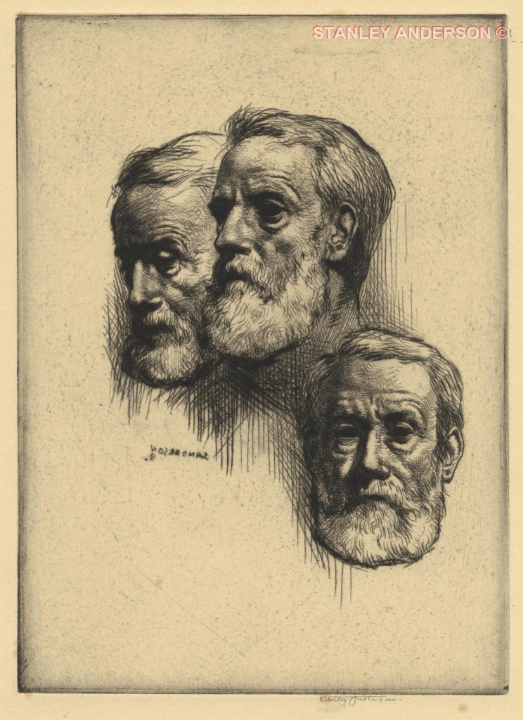 59 Three Heads (Head Studies) 1913