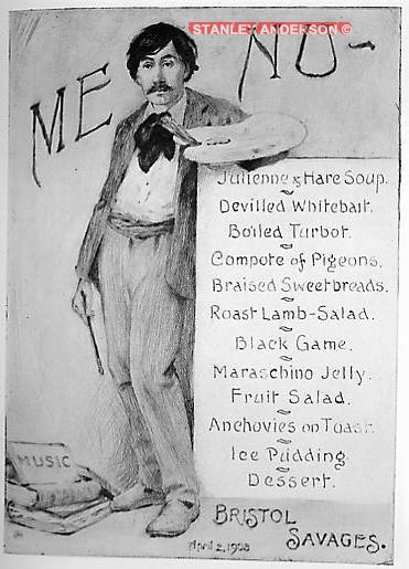 8 Bristol 1904 Arts Menu No. 1 1908