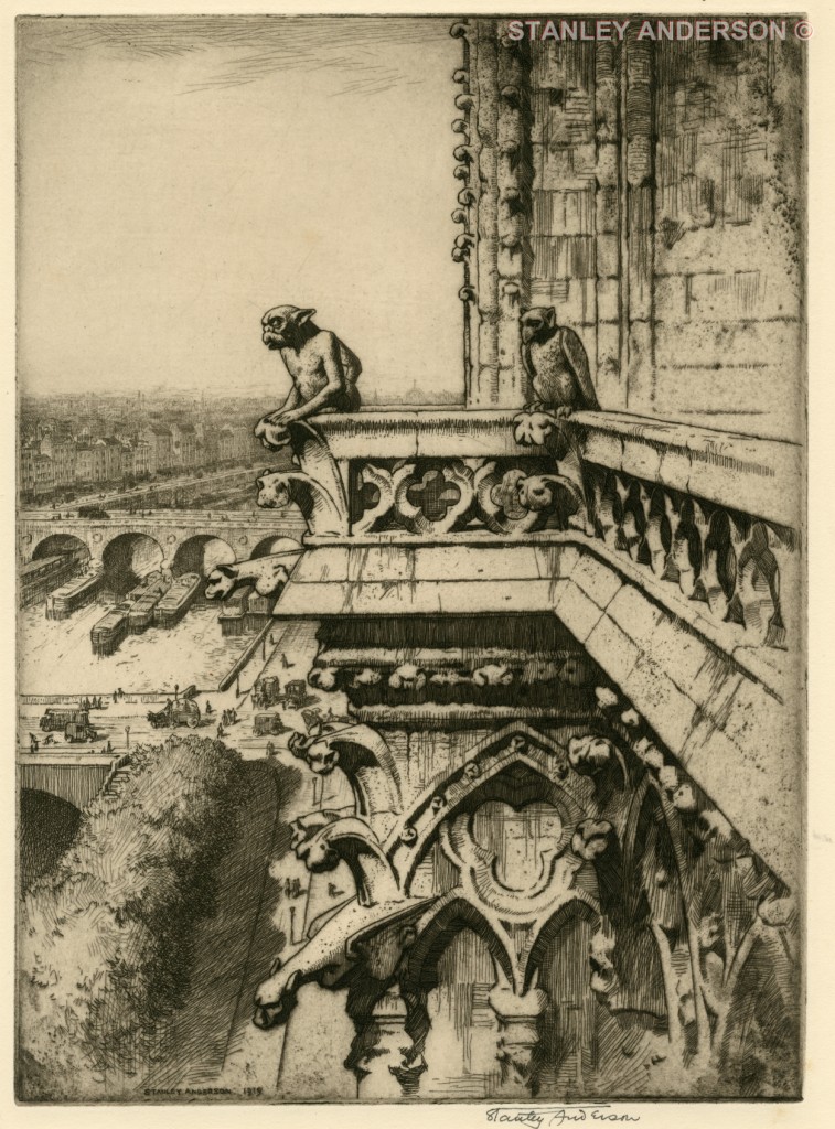 98 The Chimera, Notre Dame, Paris (The Villain of the Piece) 1919