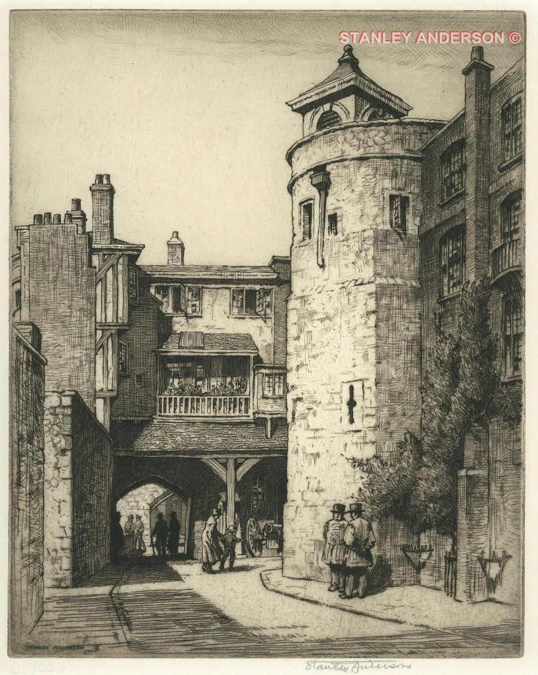 117 Bell Tower, Tower of London 1920