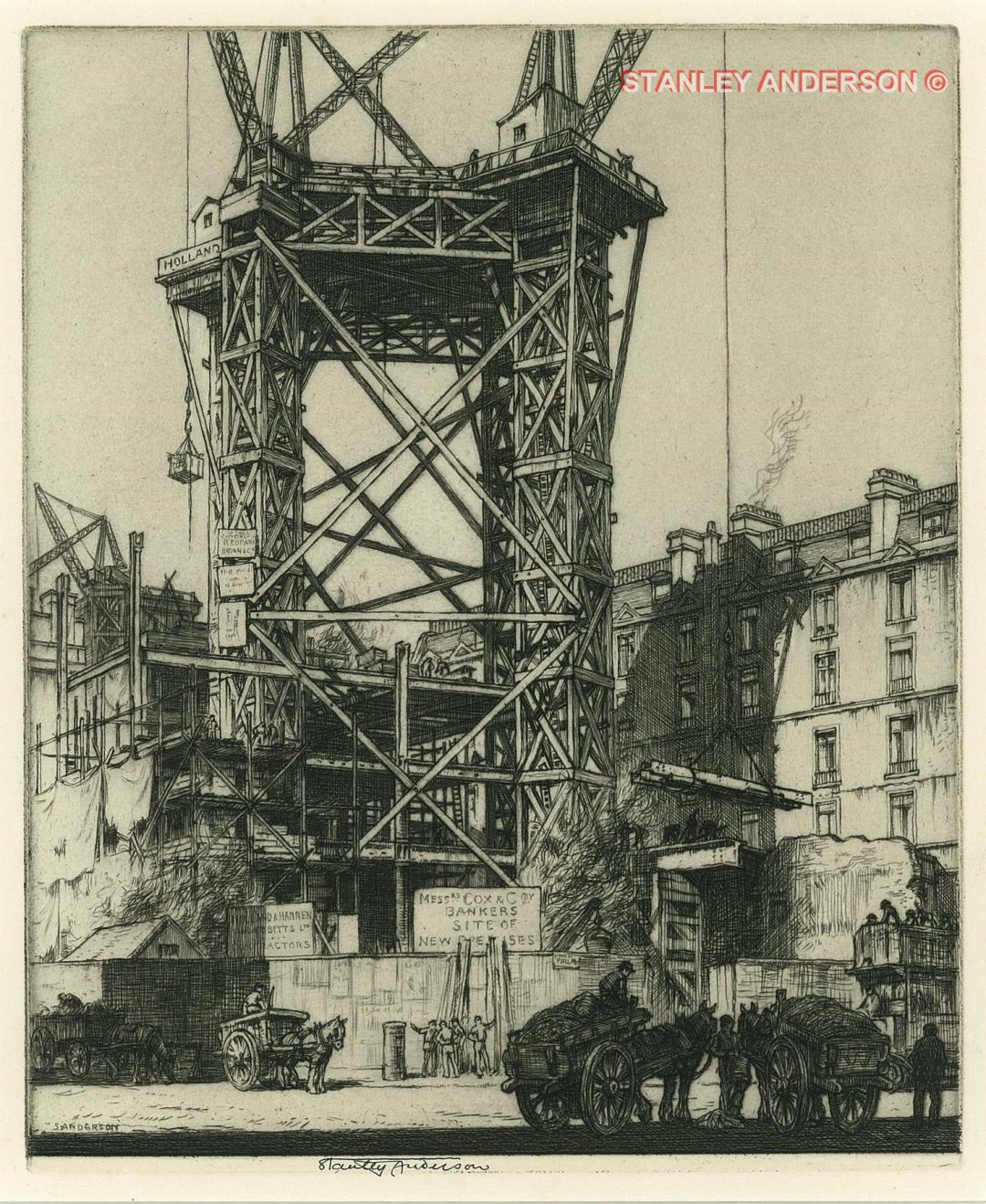137 Cox’s New Site, Pall Mall 1922