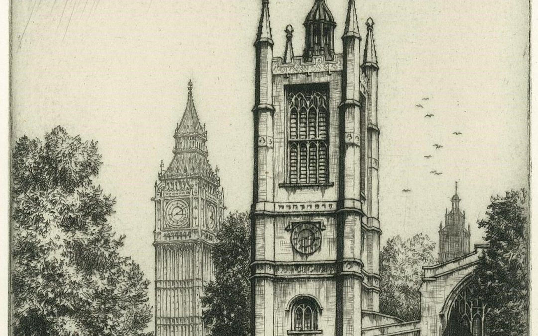 145 St. Margaret’s, Westminster and Big Ben 1922
