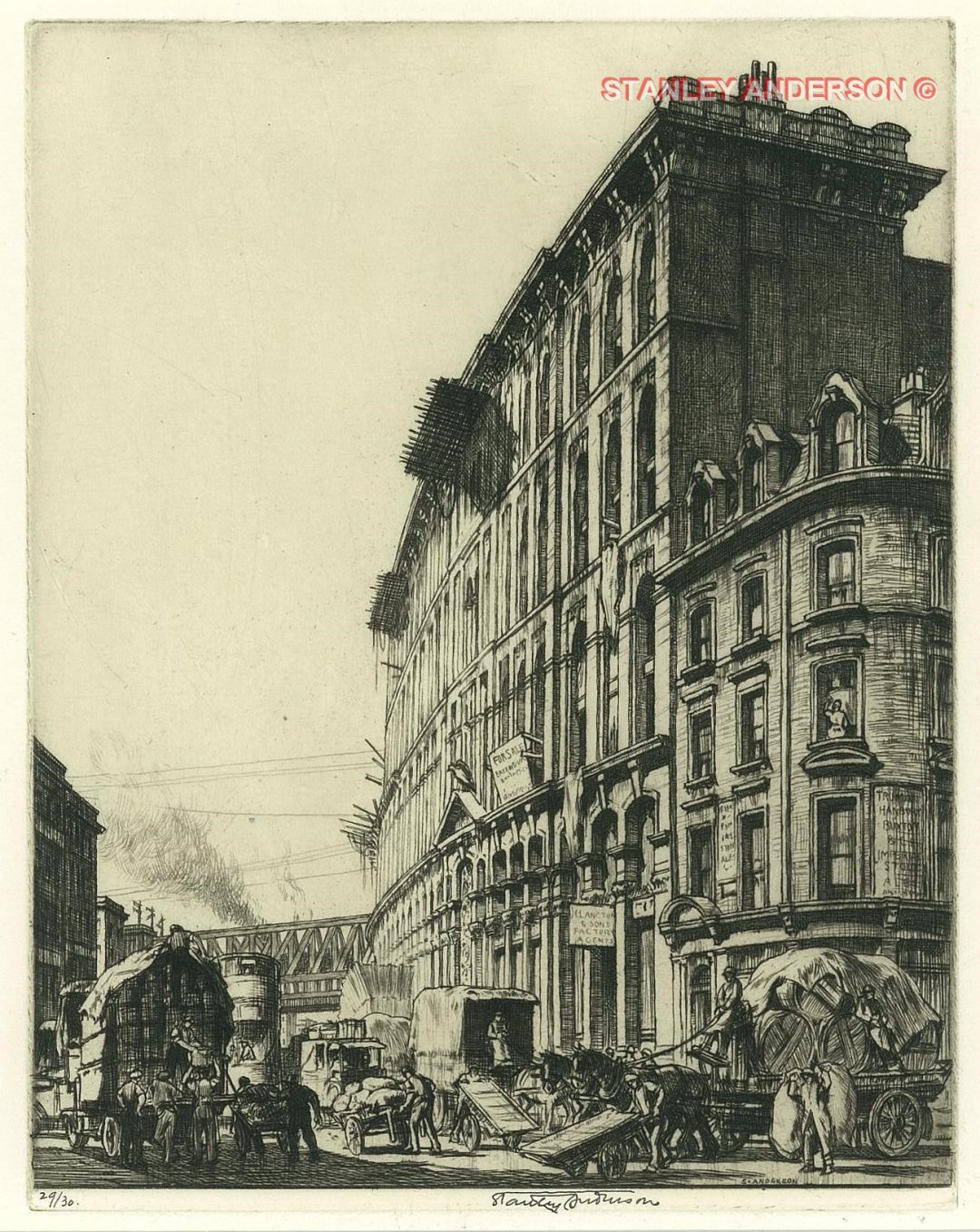 151 Hop Exchange after the Fire 1923