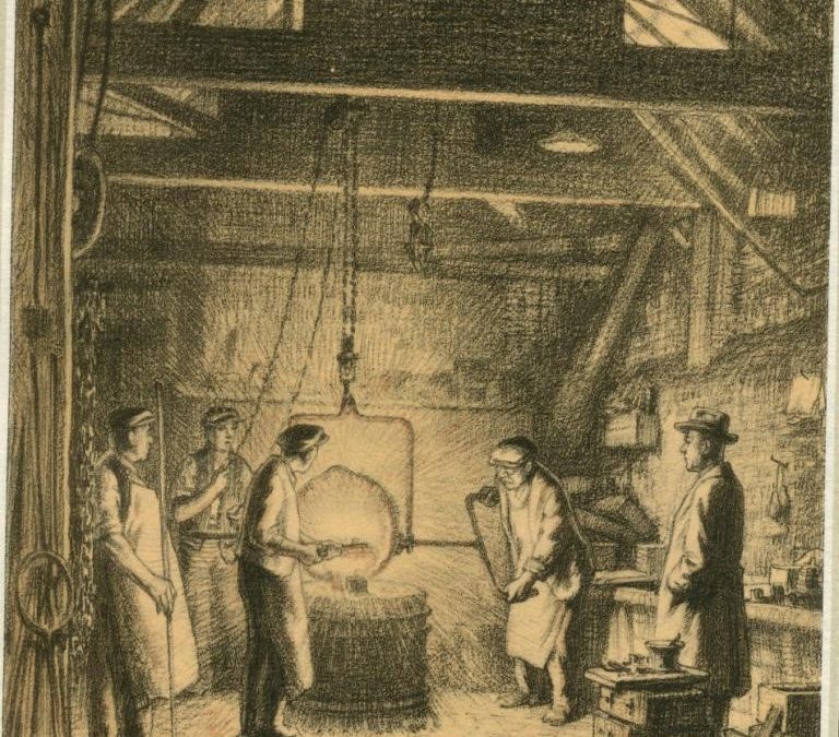 174 Pouring of the Bell 1927