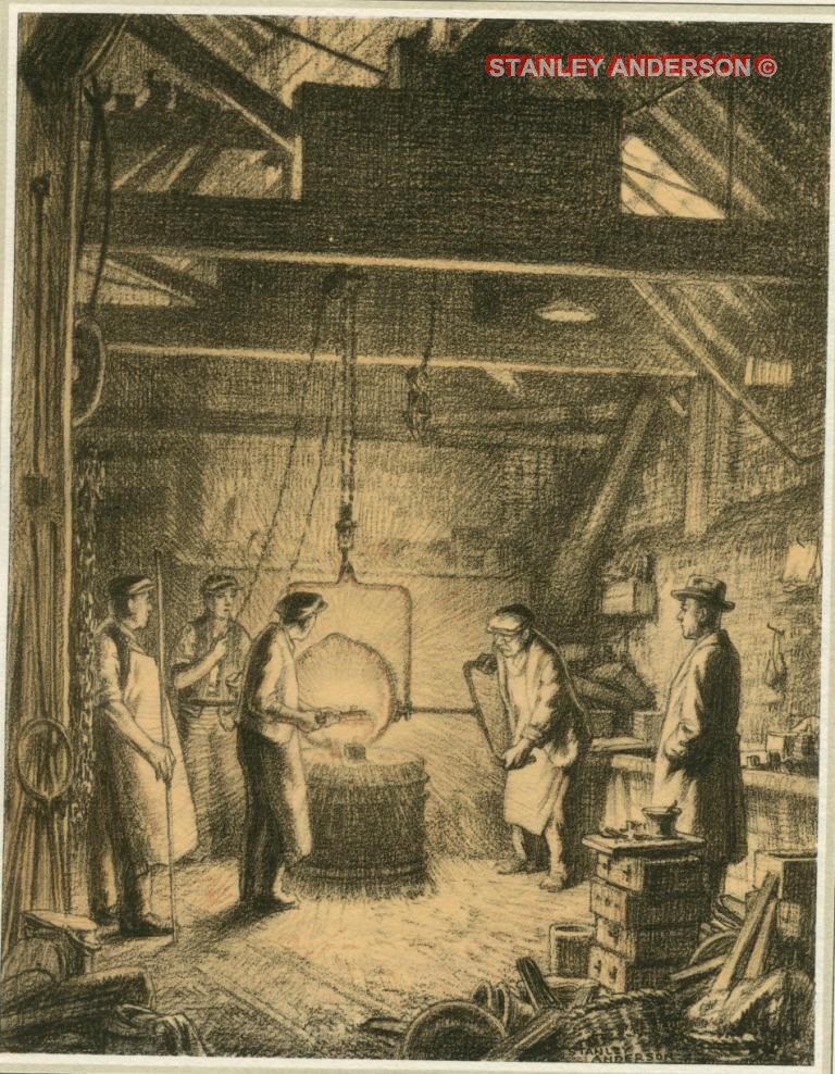 174 Pouring of the Bell 1927