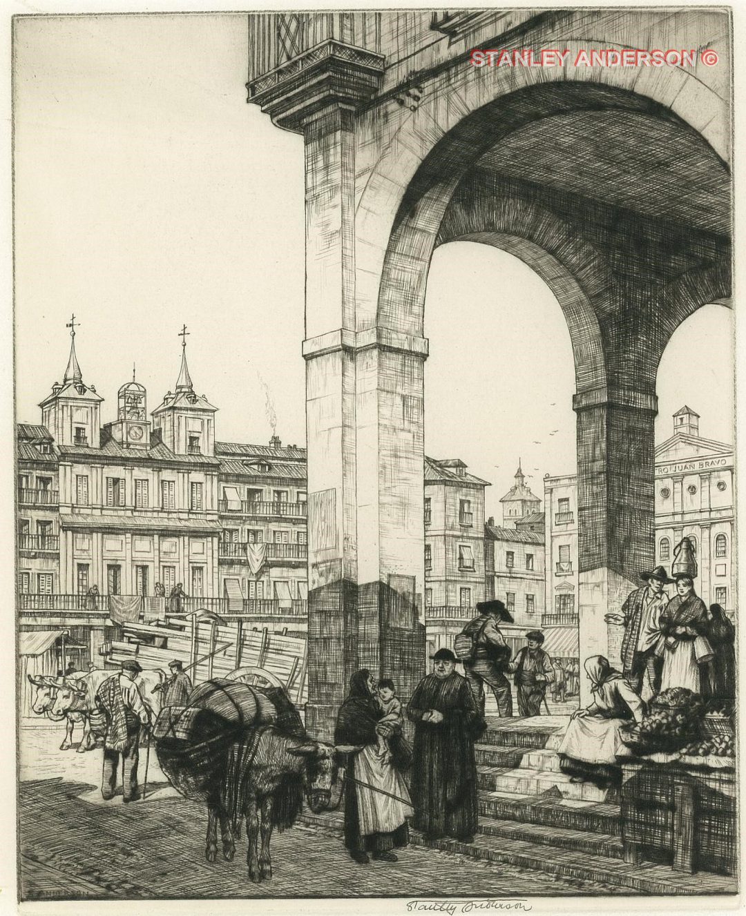 178 La Plazza Mayor, Segovia 1927