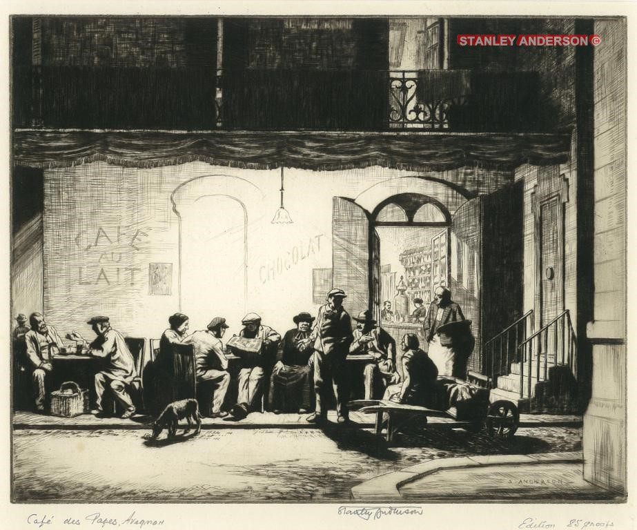 182 Café des Papes, Avignon 1928
