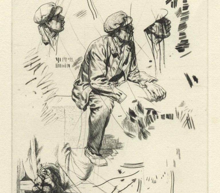 186 Studies for “The Fallen Star” 1929