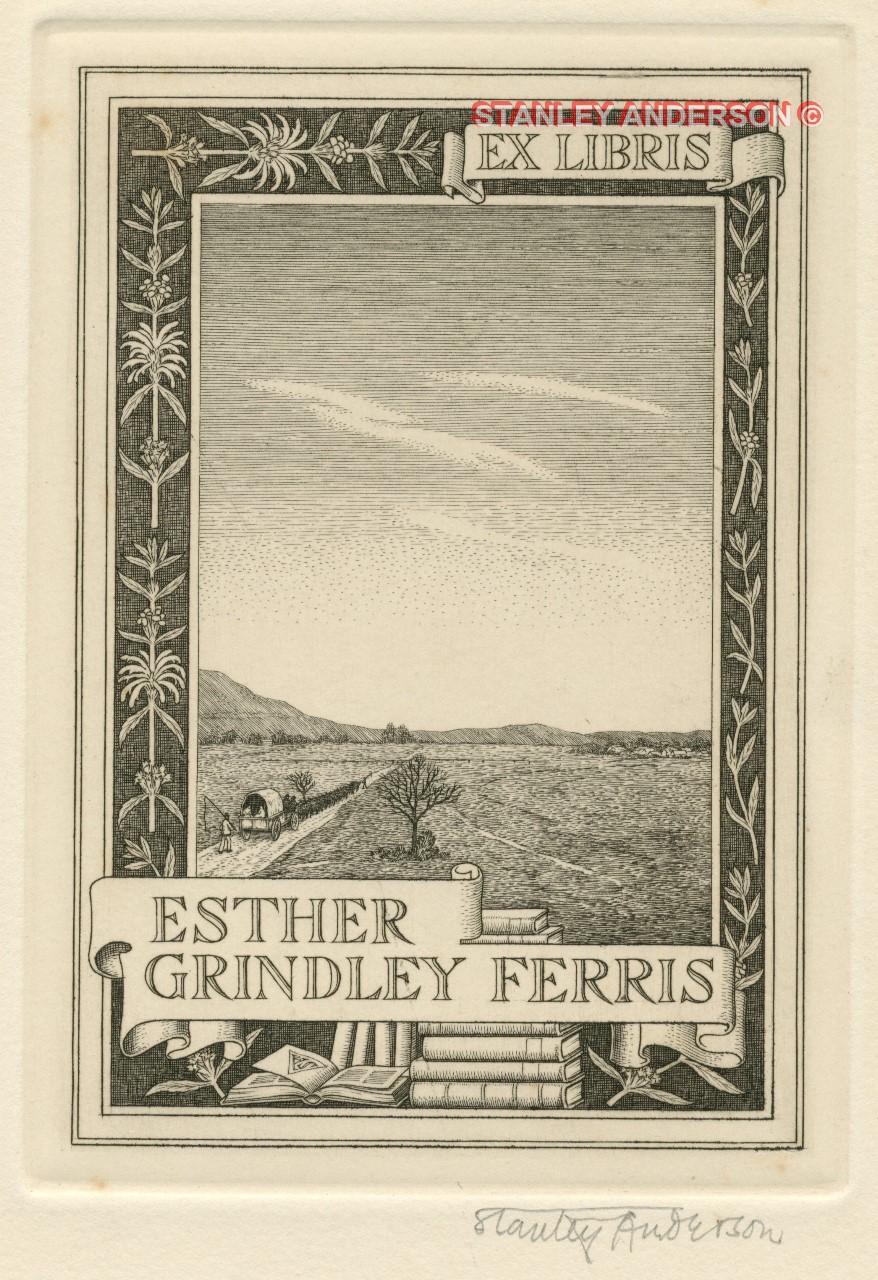 229 Bookplate: Esther Grindley Ferris 1941