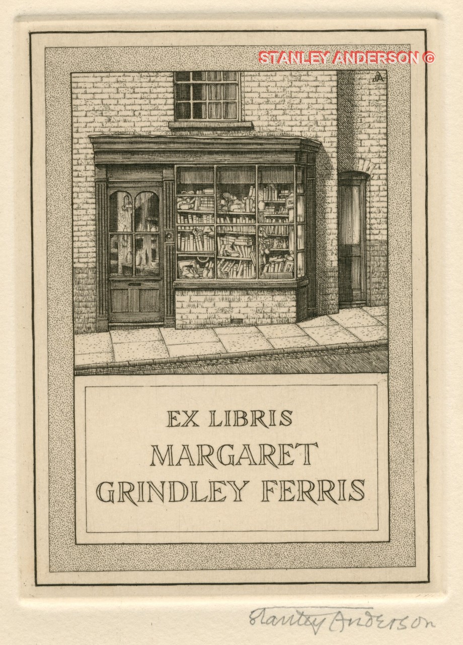 230 Bookplate: Margaret Grindley Ferris 1941