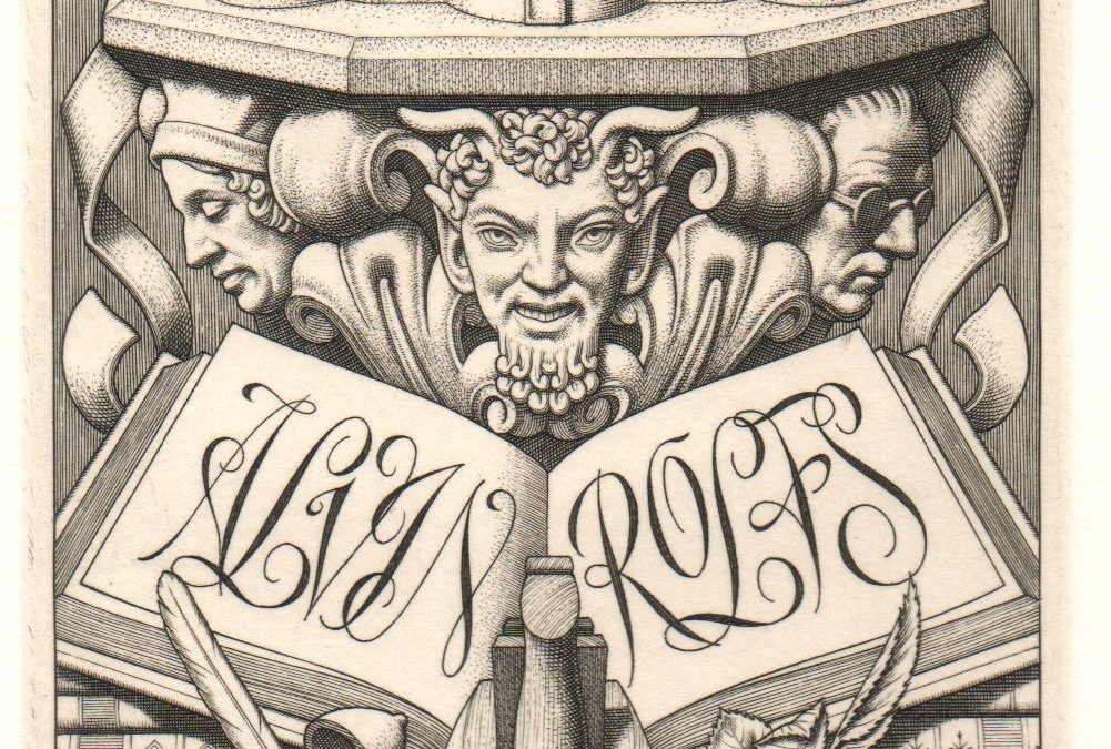 247 Bookplate for Professor Alvin Rolfs 1945